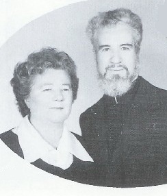 Parintele Calciu cu sotia, 1985